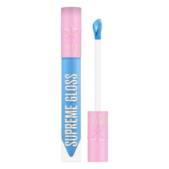 Jeffree Star Cosmetic Blue Balls Supreme Gloss Neon Blue Full Pigment Lipgloss - Picture 1 of 9